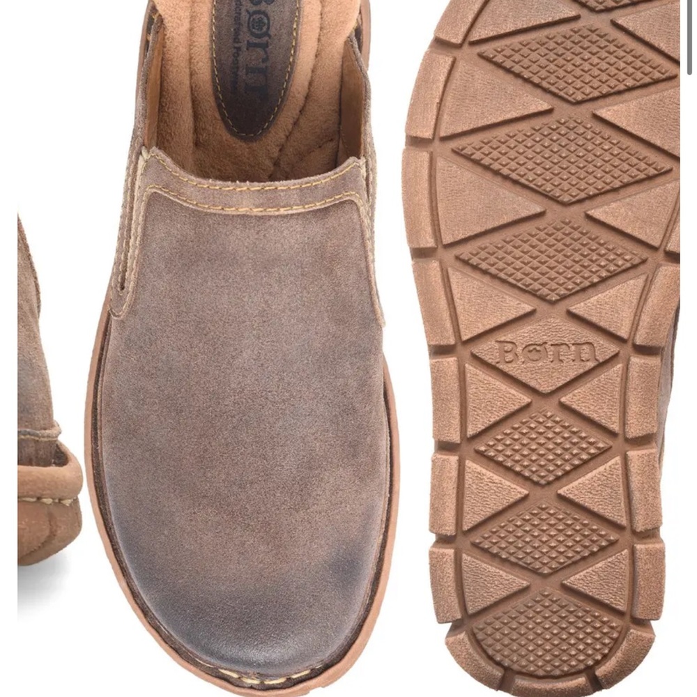 Born Maxim Taupe Avola Distressed Mule. - Picture 3 of 14